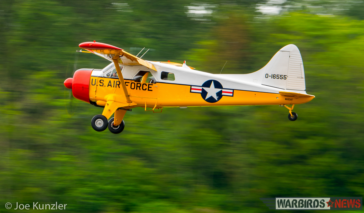 The U-6A Beaver taking off. (photo by Joe Kunzler)