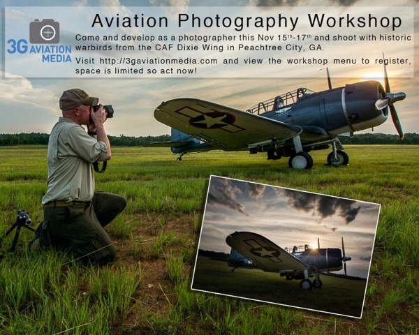 Aviation Photographer Tony Granata shooting the CAF Dixie Wing SBD-5 Dauntless.