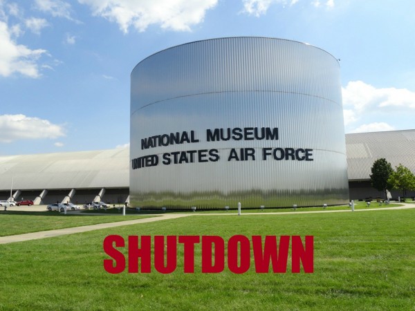 museum of the us air force exterior shutdown
